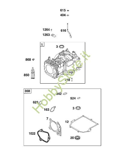 G - GRUPPO CILINDRI B&S - 09 €¦ 09P602-0124-H1 brand Stihl